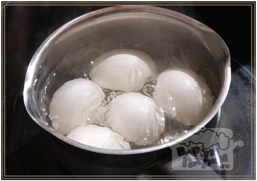 сварить яйца в крутую