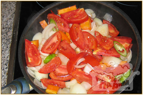 обжарить овощи для супа